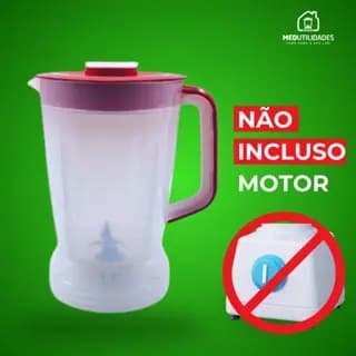 Copo de Liquidificador serve para Arno Power Max 700W 1000W/ Arno Mult Chef 600W Translúcido