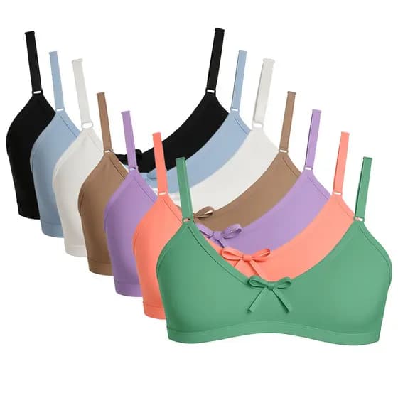 Kit com 4 Top Infantis Femininos – Básicos, Coloridos e Super Confortáveis!