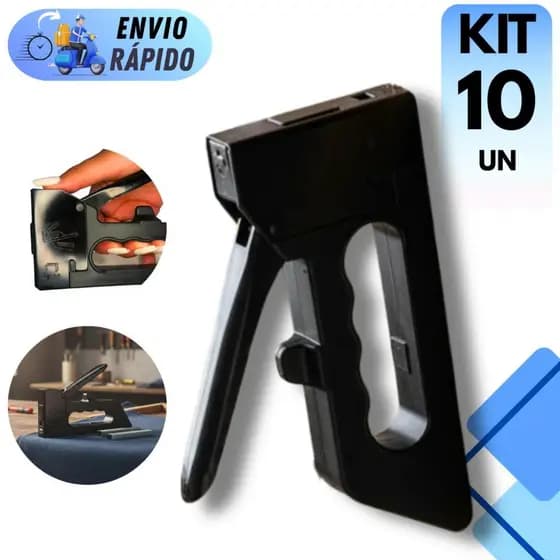 KIT 10 GRAMPEADORES TAPECEIRO TAPEÇARIA ESTOFADO CARRO MOTO CASA