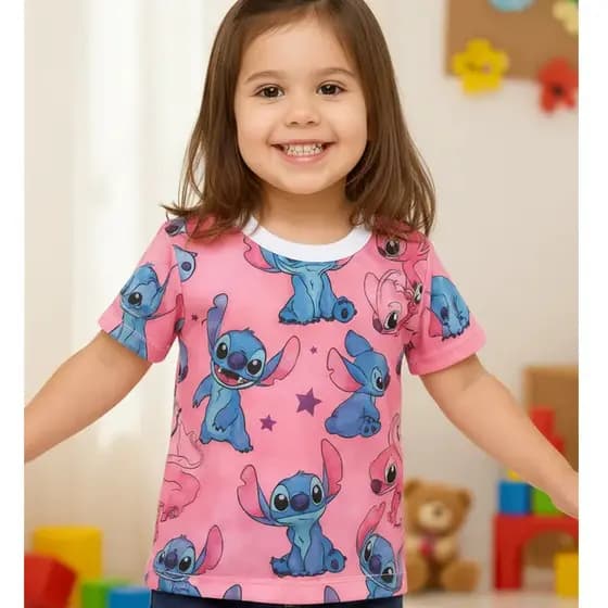 Camiseta Infantil Personagens Blusa Premium Herois Diversos