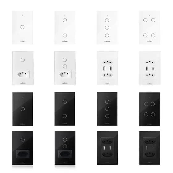 COIBEU Interruptor inteligente de COM N+L toque wifi zigbee