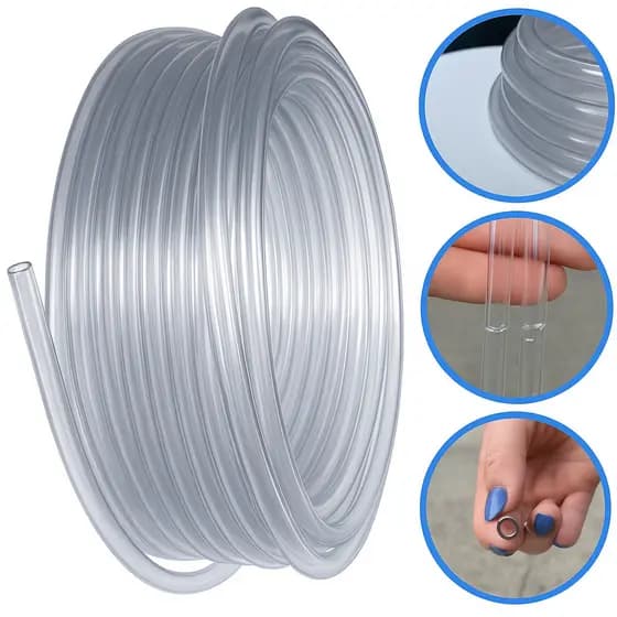 Mangueira Nivel Pedreiro Silicone 5/16 Transparente Alta Precisão Construção 2m 3m 5m 10m 20m