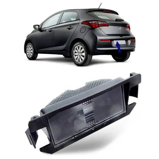 Lanterna Luz De Placa Hyundai Hb20 15/ 19 - Lado Esquerdo