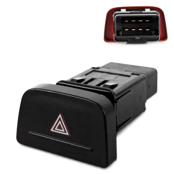 BOTÃO INTERRUPTOR DE PISCA ALERTA VW GOL G5 2010/2015 SAVEIRO VOYAGE