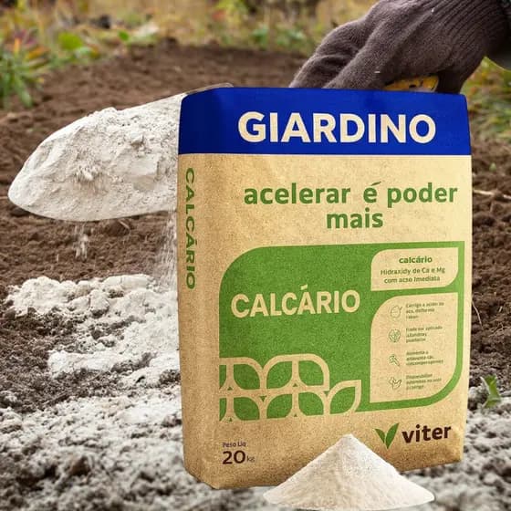 Calcário Agrícola 1kg | PRNT 85 | Corrige Acidez do Solo | Ideal para Hortas, Jardins e Plantas
