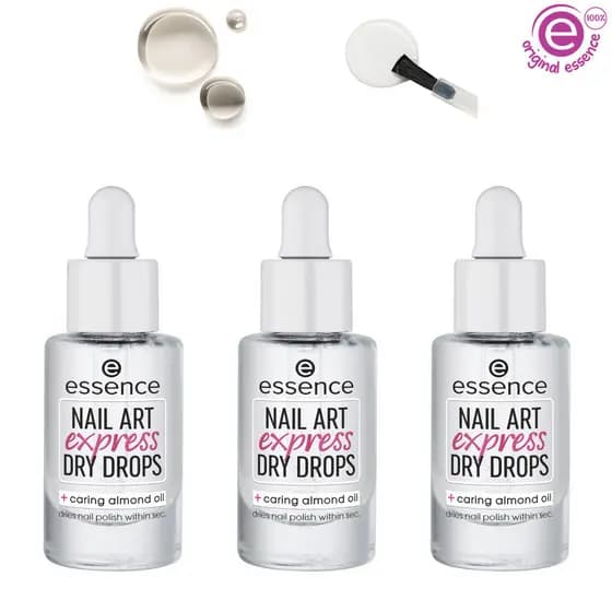 KIT 3 Óleos secantes para unhas Express Dry Drops essence