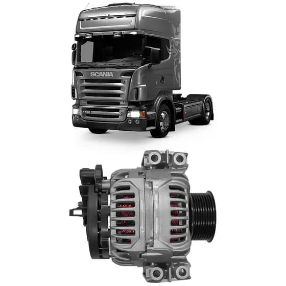 Alternador Scania Série R R-580 2011 A 2012 24v 80a