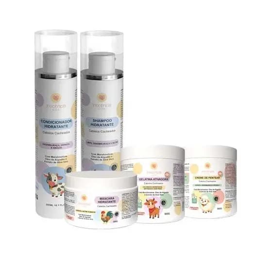 Kit Inocência Kids Anna Telles Criança Cachos Crespos