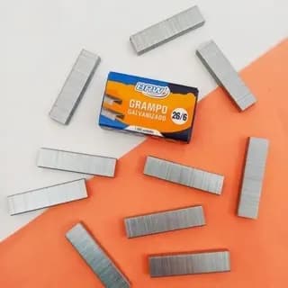 Kit 1000 Grampo para Grampeador 26/6 Caixa com 1000 Unidades