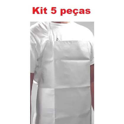Avental Emborrachado - Kit com 5 Peças