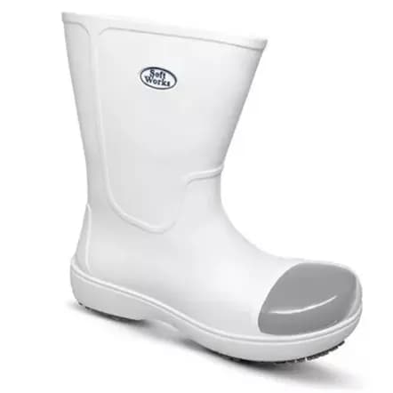 Bota Térmica Cano Médio Bico de Composite Acqua Foot Branca CA: 39347 REF: BB86 - SOFT WORK