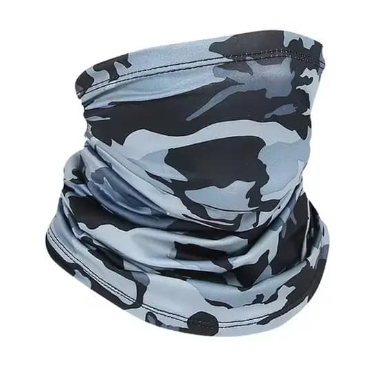 Máscara Bandana Tubular Proteção Rosto Dobrável Leve Queixo Tubo Multiuso Lenço