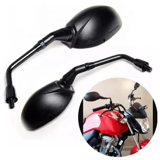 Par Retrovisor Triumph Tiger 800 Lente Convexa Rosca Honda CG150 125 160 Cb300 Xre G76 TR332