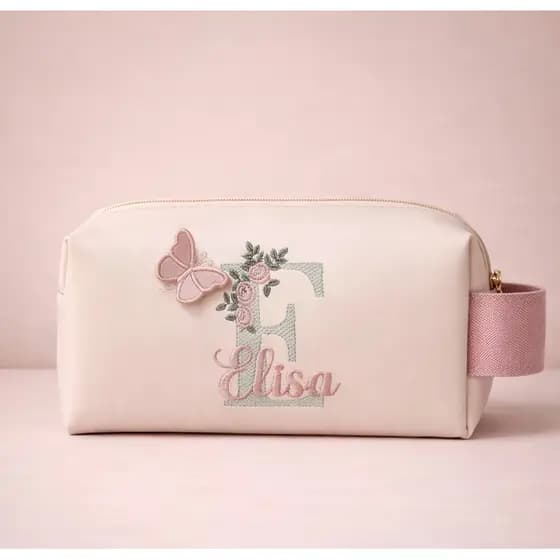 Necessaire Personalizada com Nome Bordado | Modelo Exclusivo