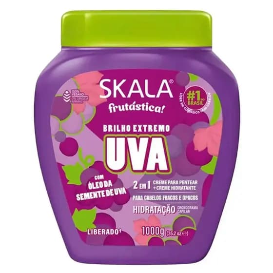 Creme Tratamento Skala Uva 2 em 1- 1kg