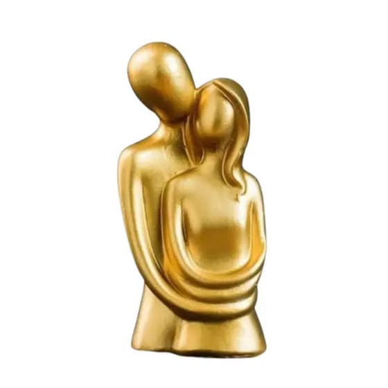 Estátua decorativa/ decoração para casa/ presentes de casal/Gesso
