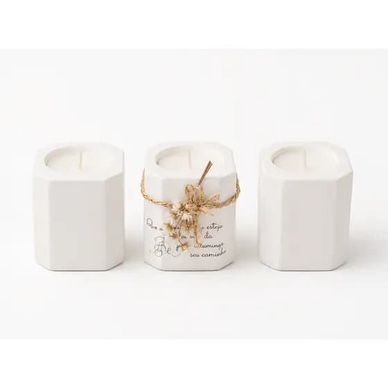 Kit 10 Velas Aromáticas Decorativas Artesanais,casamento, chá revelação ,batizado