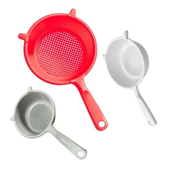 Escorredor Peneira Para Macarrão E Legumes - Injetemp Escorredor Peneira Legumes Macarrão