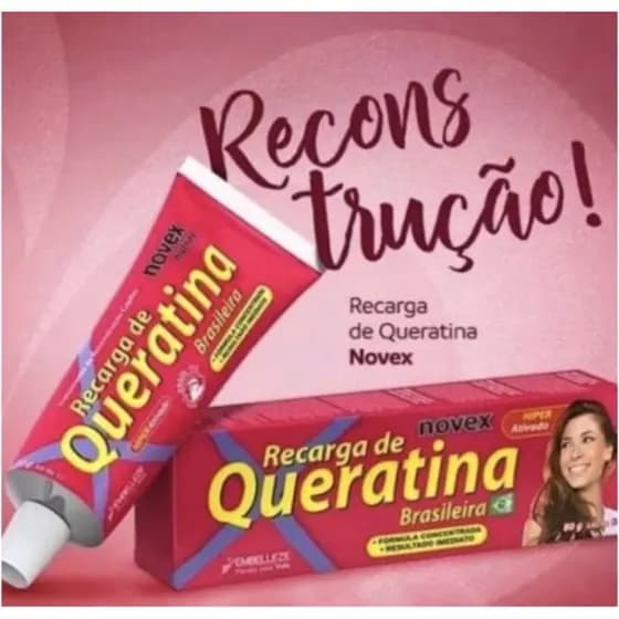 Recarga De Queratina Novex 80g