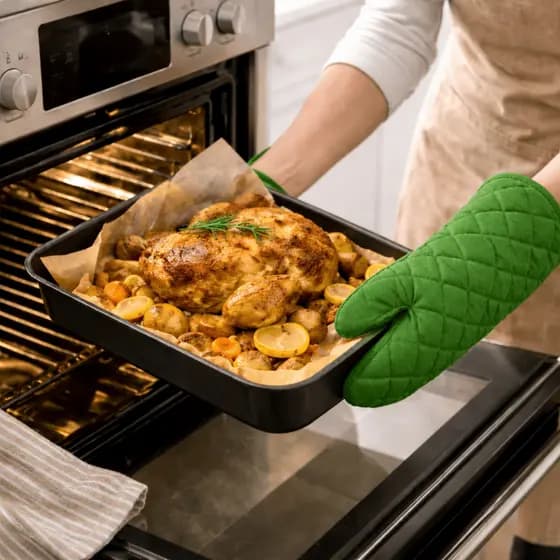 Kit Pegador Culinário e Luva Matelado para Panela Cozinha