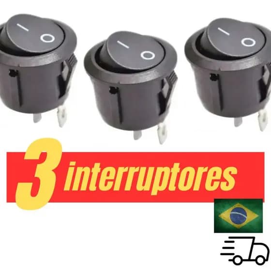 botão interruptor aspirador de pó vassoura e outros chave liga desliga (03 unidades)