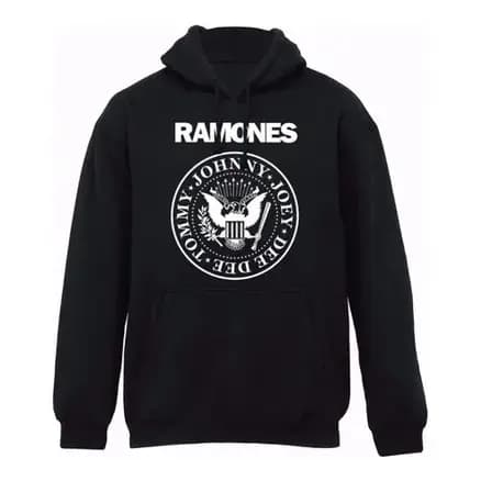 Blusa Moletom Ramones Rock Banda Integrantes Musica Com capuz ou sem Capuz Casaco de Frio Unissex Sueter Promoção
