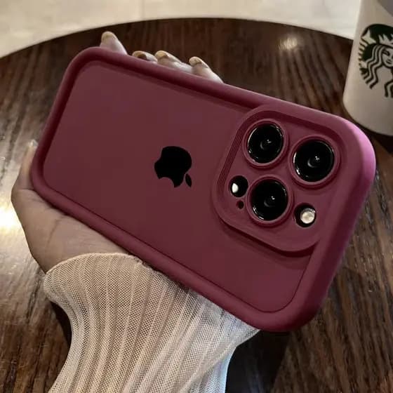 Capa De Telefone TPU De Cor Sólida Para IPhone 16 15 14 13 12 11 Pro Max 14 15 16 Plus À Prova De Choque