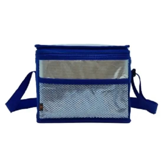 Bolsa Lancheira Térmica Quadrada Para Armazenamento De Lanches Tamanho G Com Alça Regulável