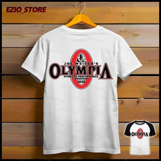 Camiseta Mr Olympia 2025 Academia Roupa para Treino Personalizada Treino Camisa Fisiculturismo GYM..