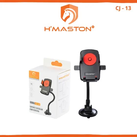 Suporte Veicular Para Celular Com Ventosa de Silicone / Suporte Universal Veicular / CJ-13
