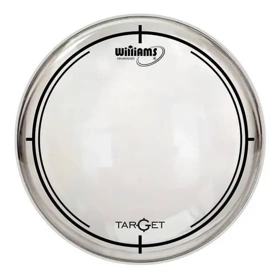 Pele para Bateria 14'' Williams W2 Clear Target Duplo Filme 14 Polegadas