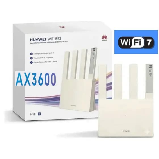 Roteador Wi-Fi 7+ Plus Huawei Be3 AX3600 3000Mbps RÁPIDO Alta Velocidade gigabit veloz porta 2.5g