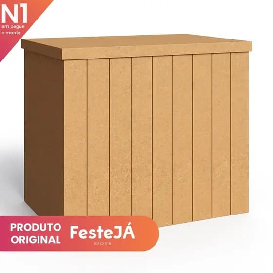 Mesa Fake Mdf Riscada Fina Decoraçao De Festa Cenario