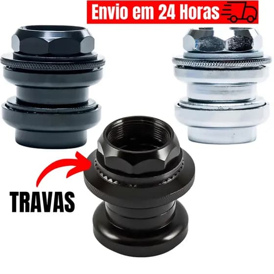 Jogo Movimento Caixa de Direção Sueco Standard Garfo Bike Rosca Fina