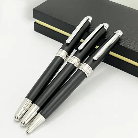 Caneta esferográfica MB Classic Matte Black 163 Caneta esferográfica