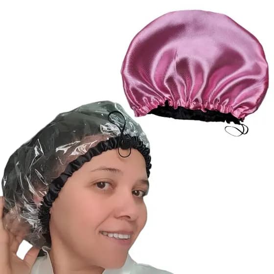 Kit Touca Nero alisamento natural Touca Plástica De Banho