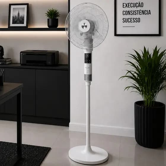 Ventilador Coluna Spirit 360º Digital Para Sala, Quarto