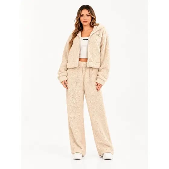 Conjunto Moletom Feminino Plush Inverno Peluciado Moda Feminina Casual Esportivo Confortável Look Comfy