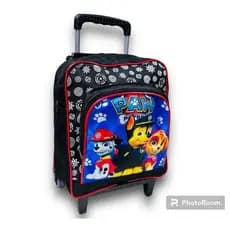 Mochila Infantil de Rodinhas Pequena Escolar Personagem Patrulha Desenho Infantil Para Menino Volta As Aulas