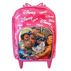Mochila Infantil De Rodinha Princesa dos Mares Menina Bolsa Creche Pequena Volta As Aulas