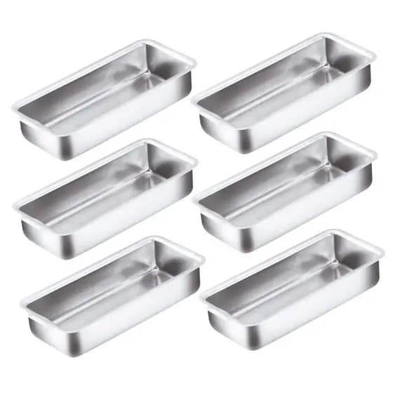 KIT com 6 Formas de Pão Caseiro Bolo Inglês nº1 - nº2 - nº3 Aluminio Resistente