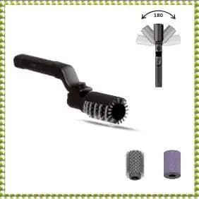 (Oflw) Para Limpeza De Graxa Pesada-2025 Nova Escova Elétrica Churrasqueira Em Preto Remoção De Manchas De Óleo Pesado