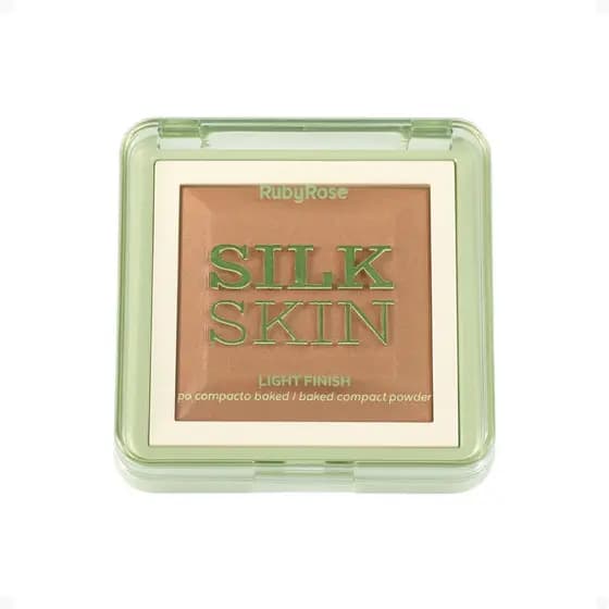 Pó Compacto Ruby Rose Silk Skin Light Finish PC40 HB-M403-4