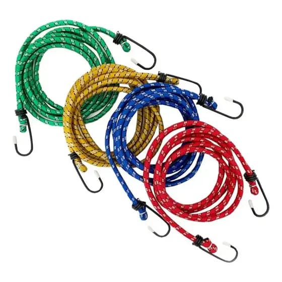 Kit 4 unidades Corda Elástica 1,20 Metros x 8mm com Gancho Fertak