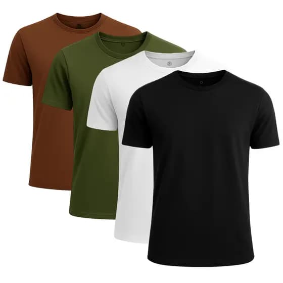 Kit Camiseta Basica Oversize Plus Size Algodão Premiun Casual Treino G1 ao G4
