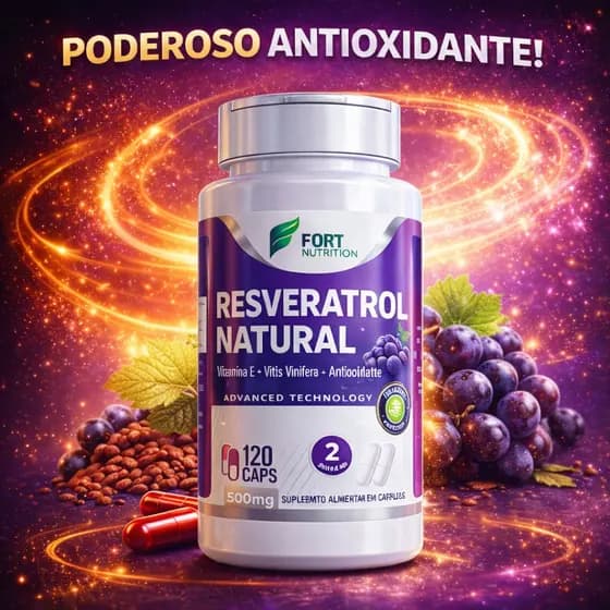 Resveratrol – Suplemento Premium – Uso Diário – Qualidade e Pureza