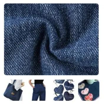 Tecido Jeans 1,70m X 2,00m 100% Algodão Robusto Liso