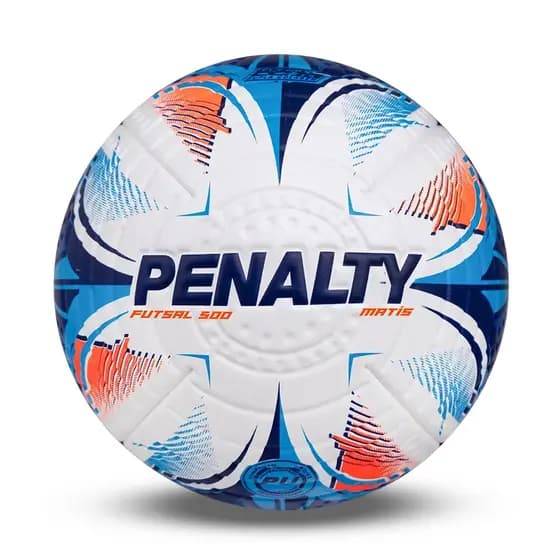 Bola Futsal Penalty Matis XXV / Oficial / Profissional / Futsal / Branco e Azul