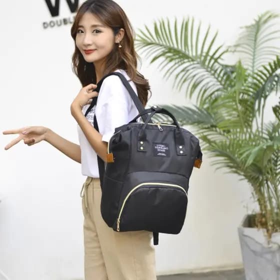 45x31 CM Mochila Maternidade Bolsa Mamãe Bebê Multifunção Promoção