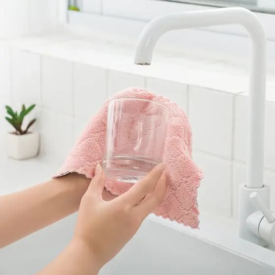 Pano De Prato Forte Absorção De Água Microfibras Casa Pano De Limpeza Promoção